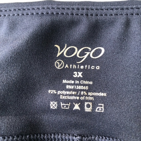 NWT VOGO Athletica Women’s Plus Size Skort Navy size 3X - Picture 5 of 11